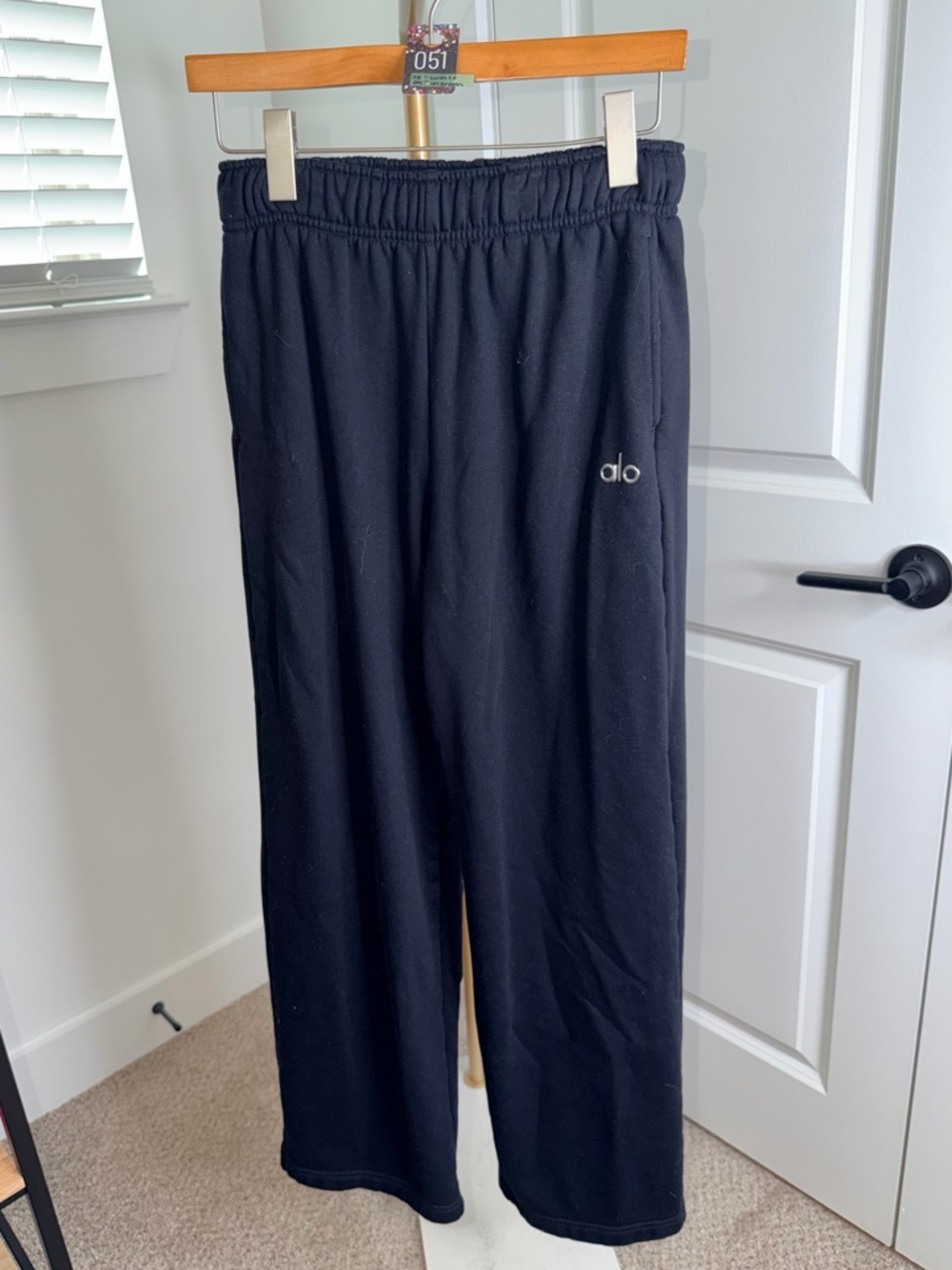 51. All Accolade Straight Leg Sweatpant in Black